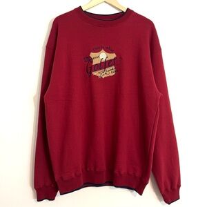 Vintage Red ‘This is what The Greatest Golfer Looks Like’ Crewneck Sweatshirt L